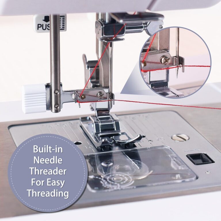 FEIYUE FYe350 Sewing Machine, Energy Saving Servo Motor, Heavy Duty & Portable, 23 Built-in Stitches, Multiple Needle Positions, 6 Bobbins & 5 Included Sewing Feet - Image 3