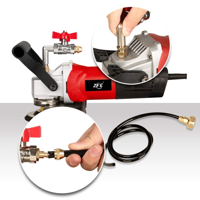 ZFE 800W/110V Variable Speed 4'' Wet Polisher / Grinder & Granite Diamond Polishing Pads Concrete Polisher Stone Polisher for Granite/Marble/Concrete/Stones - Image 7