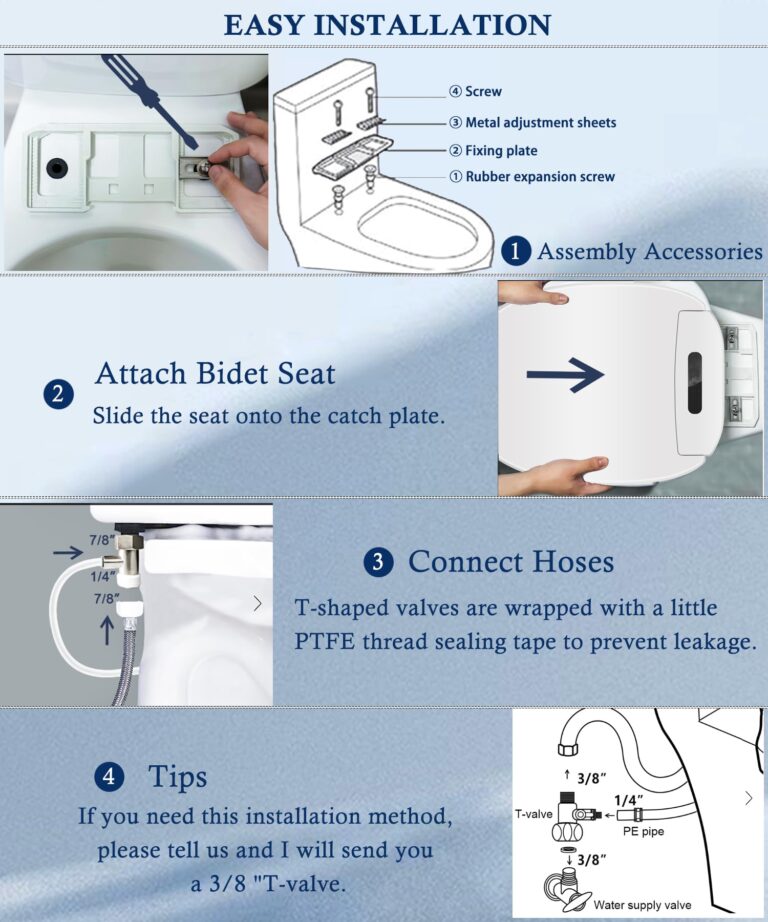 Cioreznt Electronic Bidet Toilet Seat Elongated with Heated Seat, Warm Air Dryer, Endless Warm Water, Oscillating and Pulsating Spray Wash, Stainless Steel Self-Clean Nozzle, Silent ECO Child Mode - Image 2