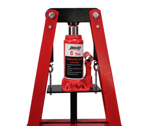Dragway Tools 6-Ton Benchtop Hydraulic A-Frame Shop Press with Press Plates - Image 5