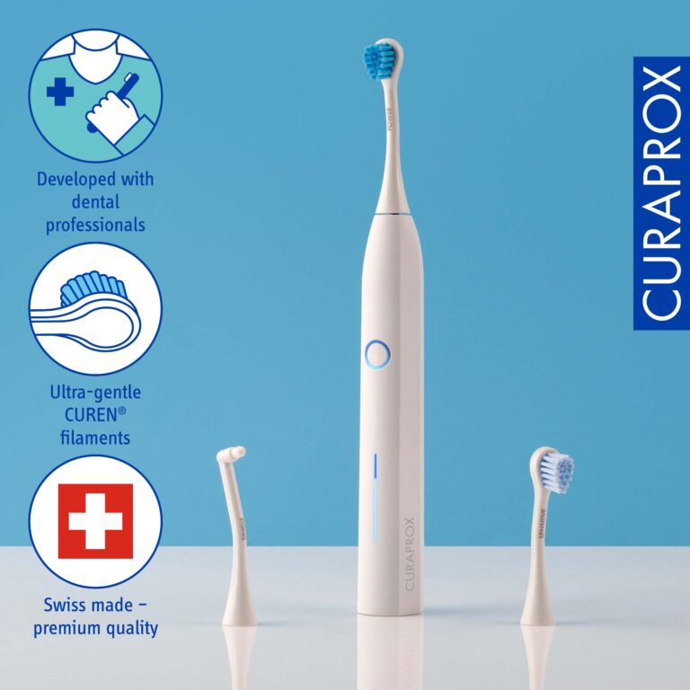 Curaprox Hydrosonic Pro Electric Toothbrush with Charger and Travel Case - Image 9
