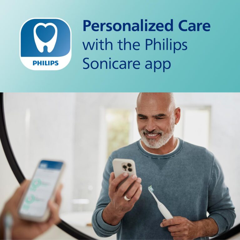Philips Sonicare DiamondClean Smart 9300 Electric Toothbrush, Sonic Toothbrush with App, Pressure Sensor, Brush Head Detection, 4 Brushing Modes and 3 Intensity Levels, Pink, Model HX9903/25 - Image 5