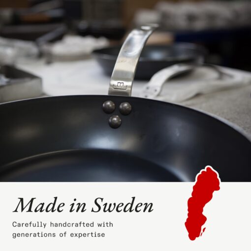 Made In Cookware - Carbon Steel Griddle - (Like Cast Iron, but Better) - Professional Cookware - Crafted in Sweden - Induction Compatible - Image 2
