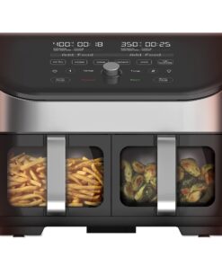 Instant Pot Vortex Plus XL 8QT ClearCook Air Fryer, Clear Windows & Custom Program Options,8-in-1 Functions that Crisps,Broils,Roasts, Dehydrates, Bakes, Reheats, from the Makers of Instant Pot, Black