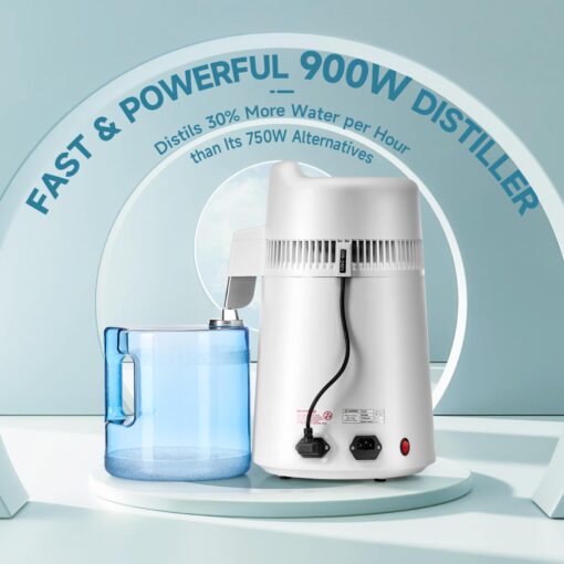 CO-Z 6L Water Distiller, Larger 1.6 Gal Countertop Home Distillers, Distilling Pure Water Machine for Home Table Desktop, Distilled Water Making Machine, Water Purifier to Make Clean Water for Home - Image 7