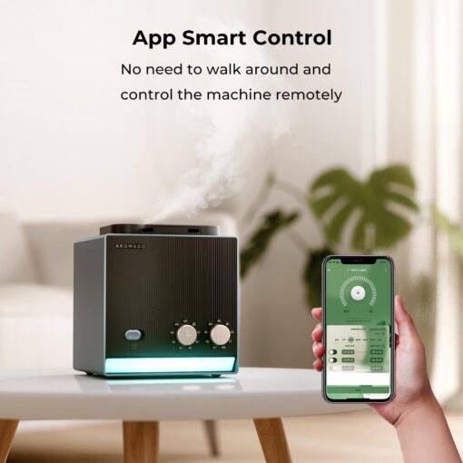 2025 Upgraded 2000 Sq Ft Dual Nozzle Smart Waterless Diffuser, 2×200ml Scent Air Machine for Home Hotel Collection Diffuser Cold Air Technology Waterless Essential Oil Diffuser for Large Room - Image 6