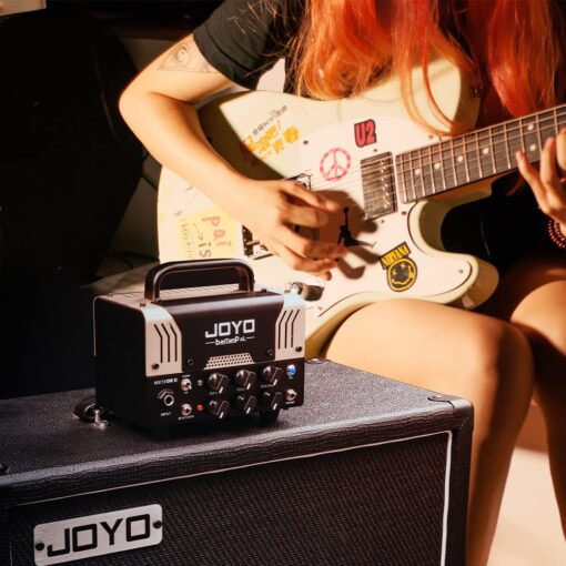 JOYO Meteor II BanTamp XL Series Mini Amp Head 20 Watt Preamp 2 Channel Hybrid Tube Guitar Amplifier Head for Electric Guitar with Bluetooth - Image 3