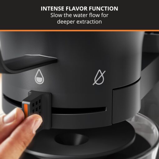 KRUPS Essential Brewer 8 Cup Drip Coffee Maker Machine SCA-Certified, Blooming Technology, Barista-Quality Precise Brewing, Stainless Steel Design and Aroma Tube, Easy to Clean Dishwasher Safe, Silver - Image 4