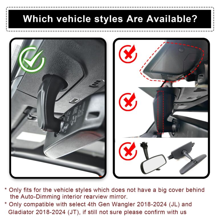 Mangoal 4K Dash Cam Custom Fit for Jeep Gladiator JT 2018 2019 2020 2021 2022 2023 2024 Mojave Overland & Wrangler JL 2018-2024 etc,Integrated OEM Look, UHD 2160P, App & WiFi,64GB Card - Image 8
