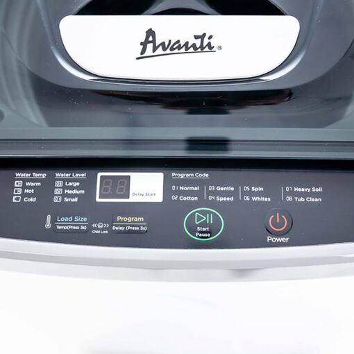 Avanti CTW14X0W-IS Compact Washing Machine 1, 13.8-Cu.Ft, White - Image 5