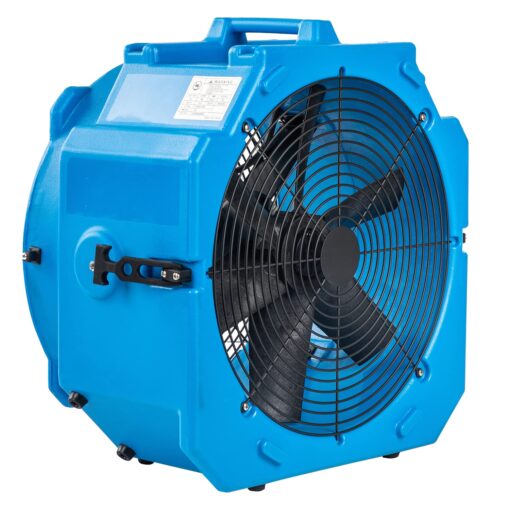 MOUNTO AM25AX 2-Speed 1/4 HP 4000 CFM 18-Inch Axial Fan Air Mover Blower with Roto-Mold Housing for Water Damage Restoration, Air Cooling, Ventilation, and Drying - Powerful Industrial Fan - Image 5