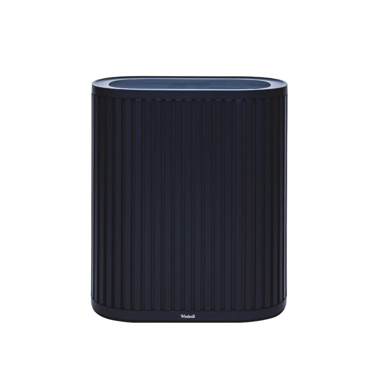 Windmill Air Purifier for Home - 3-In-1 Filtration for Smoke & More - True HEPA Filter, Activated Carbon, & Pre-Filter - Covers Up To 1950 sq ft - Ultra-Quiet - App Compatible - Navy