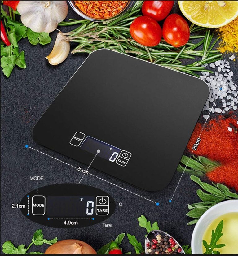 Ultra-Thin 15KG Digital Kitchen Scale Waterproof Precision Baking Food Scale Platform Metering Weighing Balance Electronic Scale (Color : 5kg/1g) (5kg/1g) (15kg/1g) - Image 5