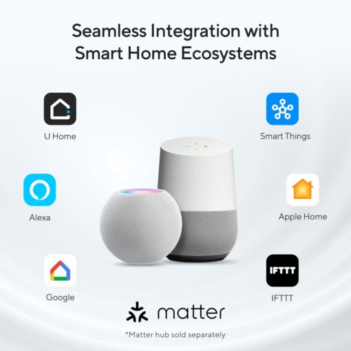 ULTRALOQ Bolt Fingerprint Matter Smart Lock, Fingerprint Keyless Entry Door Lock Deadbolt, Works with Apple Home, Alexa, Google, SmartThings, IFTTT, Built in Matter Over Thread, 12 Months Battery - Image 9