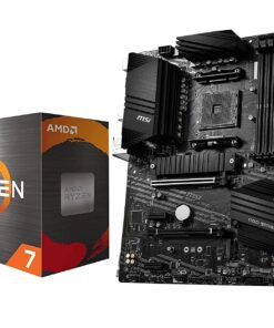 INLAND AMD Ryzen 7 5700X 8-Core 16-Thread Unlocked Desktop Processor with MSI B550-A PRO ProSeries Motherboard (AMD AM4, DDR4, PCIe 4.0, SATA 6Gb/s, M.2, USB 3.2 Gen 2 ATX)