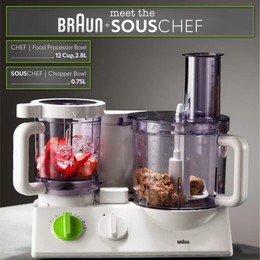 Braun 12 in 1 Multi-Functional Food processor | Kitchen System With Dual Control Technology, chopper, Blender, Juice Extractor, Citrus Juicer and French fry disc-made in Europe with German Engineering - Image 7