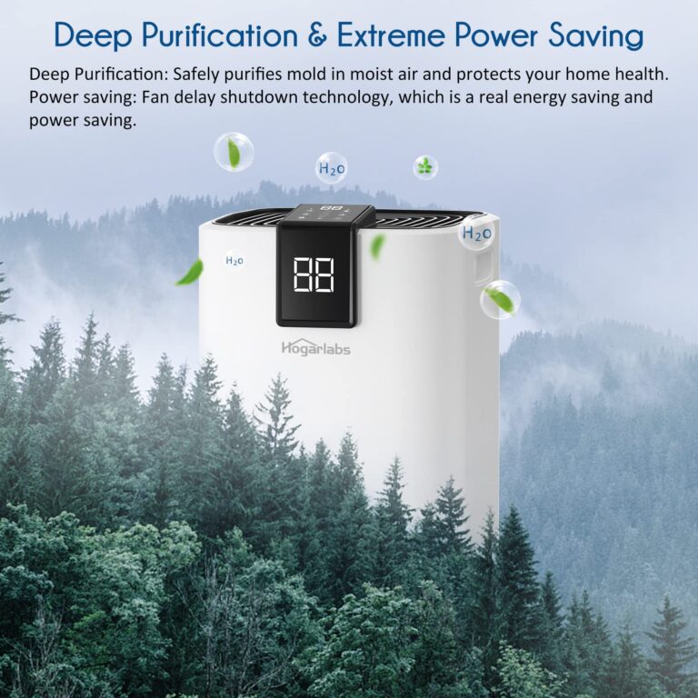 HOGARLABS 16L Dehumidifiers for Home Damp, Intelligent Dehumidifier with Continuous Drainage, 24hr Timer Auto-off, Laundry Drying Dehumidifier Ideal for Home, Bedroom, Bathroom, Basement - Image 5
