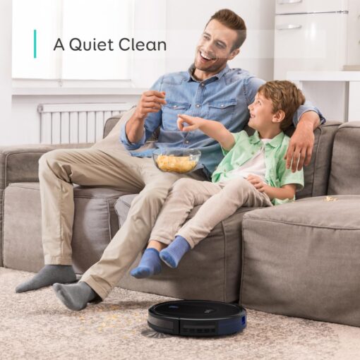 eufy by Anker, BoostIQ RoboVac 30, Robot Vacuum Cleaner, Upgraded, Super-Thin, 1500Pa Suction, Boundary Strips Included, Quiet, Self-Charging Robotic Vacuum, Cleans Hard Floors to Medium-Pile Carpets - Image 4