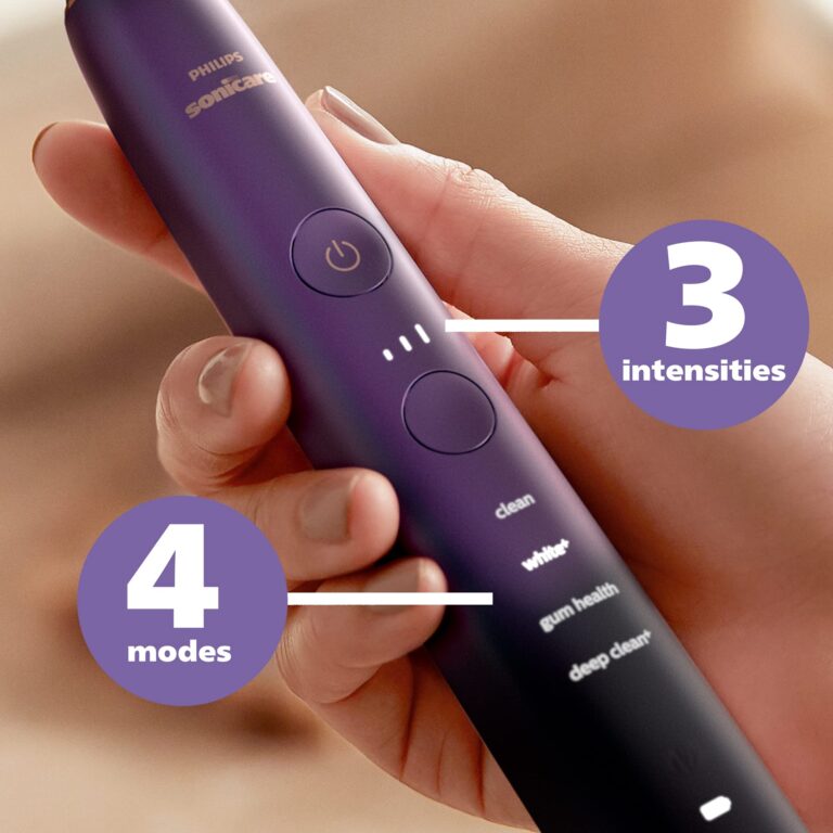 PHILIPS Sonicare 9000 Special Edition Rechargeable Toothbrush, Black/Purple, HX9911/91 - Image 8