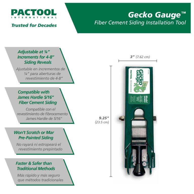 PacTool SS204 Snapper Shear Power Cutter and Gecko Gauge Siding Mounting Kit - Image 3