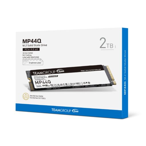 TEAMGROUP MP44Q 2TB SLC Cache Gen 4x4 M.2 2280 PCIe 4.0 w/NVMe Laptop & Desktop & NUC & NAS SSD Read/Write Speed up to 7400/6500MB/s TM8FFD002T0C101 - Image 2