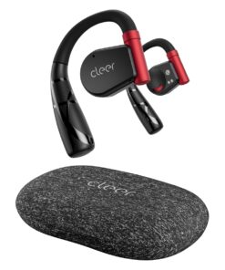 Cleer ARC II Sport Open Ear Headphones, True Wireless Ear Buds with Dual Mic, Sweat Resistant, Multi-Point Connect, 35 Hrs Playtime, Secure Fit, Bluetooth 5.3 Earbuds with Ear Hooks, Preset EQ, Black