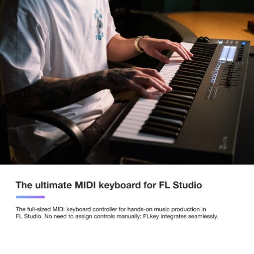 Novation FLkey 61 MIDI Keyboard - Seamless FL Studio Integration with Chord Mode and Scale Mode. All the software you need for Music Production - Image 6