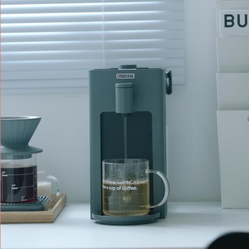 BUYDEEM S9023 Instant Hot Water Dispenser, Countertop Water Boiler & Warmer for Tea, Coffee and Baby Formula, Adjustable 8 Temperatures & 5 Water Outputs, 3L Water Tank(102oz), Dark Gray - Image 2