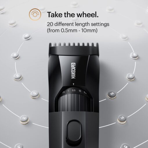 MANSCAPED® The Beard & Dome Bundle Includes: The Beard Hedger® Premium Trimmer, Adjustable Blade Length & The Dome Shaver™ PRO Head Shaver for Bald Men with SkinSafe® & FlexAdjust Technology - Image 3