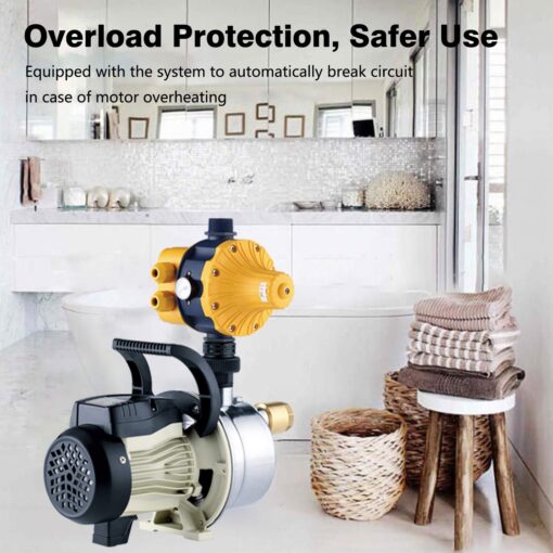 TDRFORCE 3/4 HP Water Pressure Booster Pump 110V Inline Water Transfer Pump Automatic Self Priming Irrigation Pump Shallow Well Jet Pump Household Booster Pump - Image 6