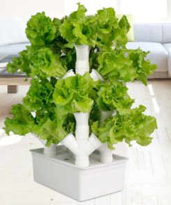 Vertical Grow Tower,Vegetable Plant Tower,2/3/4 Columns Hydroponic Growing Kit, Hydroponic Tower Grow System,Gift for Gardening Lover - Home Grow Herbs,Veggies & Fruit,16/24/32Holes,16Holes