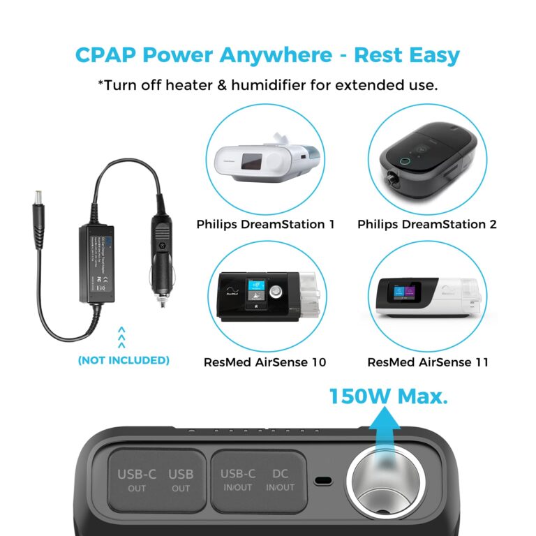 Renogy 72000mAh 266Wh 12v Power Bank with 60W PD, CPAP Battery for Camping, High Capacity Large Camping Power Bank with USB-C DC Wireless Charging & Flashlight, CPAP Battery Backup Power Supply - Image 9
