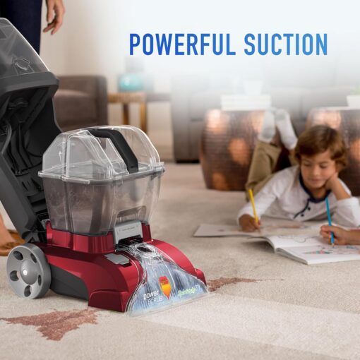 Hoover Power Scrub Deluxe Carpet Cleaner Machine with Paws & Claws Carpet Cleaning Solution (64oz), FH50150, AH30925 - Image 7