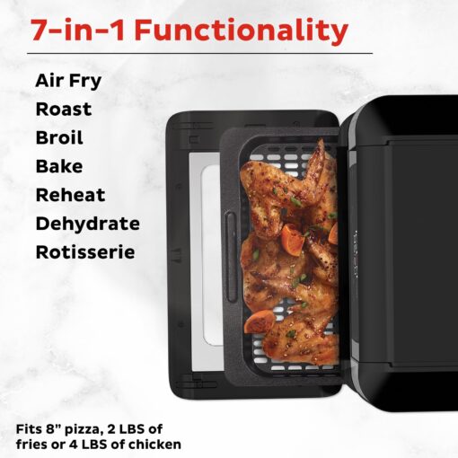 Instant 140-3000-01 Vortex Plus Quart 7-in-1 Multi-Use Air Fryer, 10QT, Silver,Black - Image 5