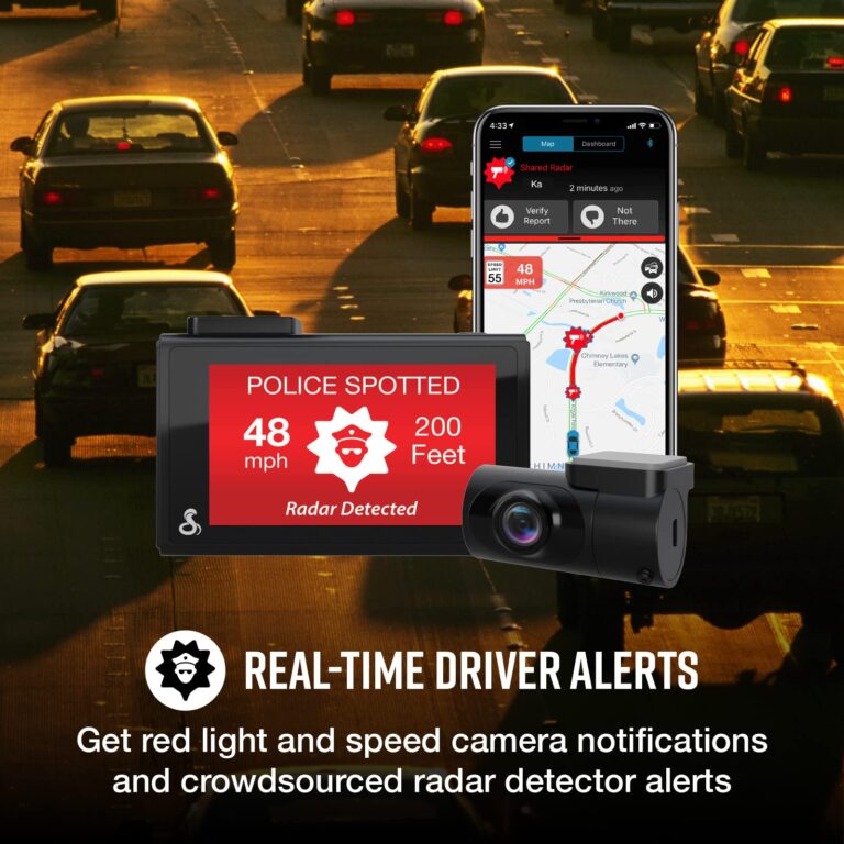 Cobra Smart Dash Cam + Rear Cam (SC 200D) – QHD+ 1600P Resolution, Built-in Wi-Fi & GPS, Voice Commands, Live Police Alerts, Incident Reports, Emergency Mayday, Drive Smarter App, 16GB SD Card Incl. - Image 2