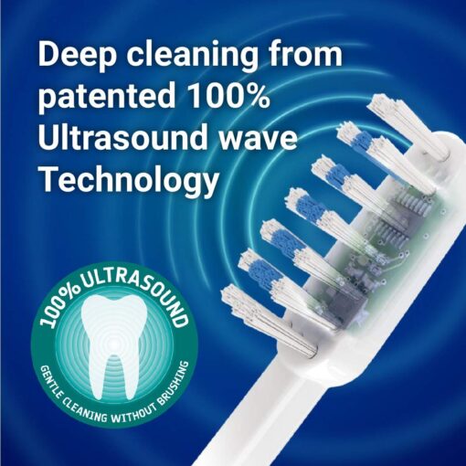 Emmi-dent Electric Toothbrush Set - Carbon Edition. 100% Ultrasound Technology removes Harmful Plaque Without Abrasive Brushing. Ideal for Sensitive Teeth & Gums. Includes Nano-Bubble Toothpaste. - Image 8