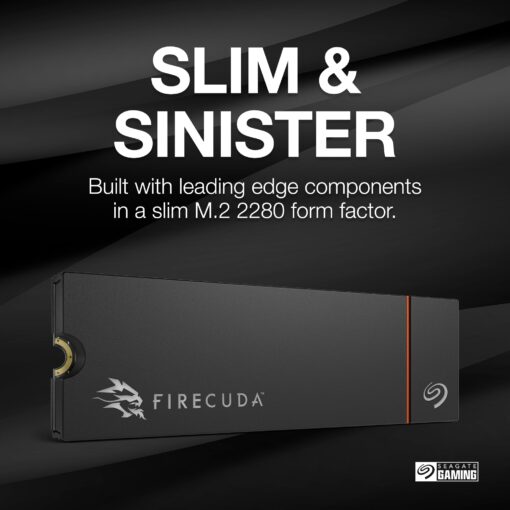 Seagate FireCuda 530R NVMe SSD 2TB, voor PS5/PC, Heatsink, Refresh, M.2 PCIe Gen4 ×4 NVMe 1.4, 7.300 MB/s, 3D-TLC-NAND, 640TBW, Data Rescue Service (ZP2000GM3A073) - Image 3