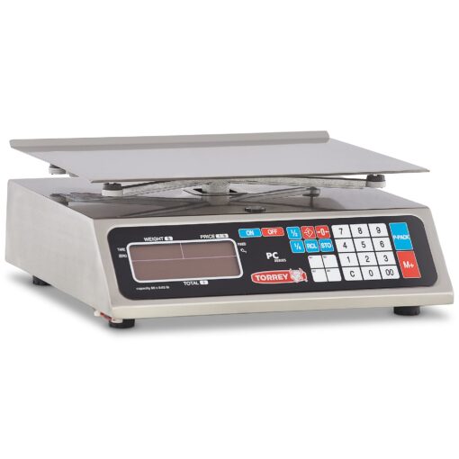 TORREY PC80L Electronic Price Computing Scale, Rechargeable Battery, Stainless Steel Construction, 100 Memories, 8 Direct Access Keys, 80 lb - Image 9