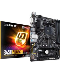Gigabyte B450M DS3H (AMD Ryzen AM4/Micro ATX/M.2/HMDI/DVI/USB 3.1/DDR4/Motherboard)
