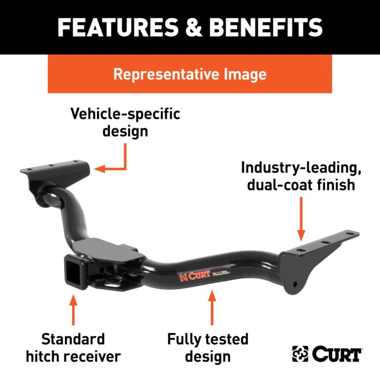CURT 13487 Class 3 Trailer Hitch, 2-Inch Receiver, Fits Select Mitsubishi Outlander - Image 7