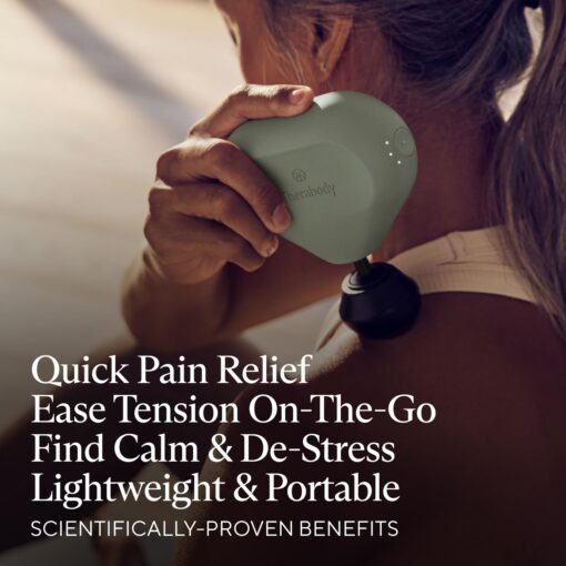 TheraGun Mini Handheld Electric Massage Gun - Compact Deep Tissue Treatment for Any Athlete On The Go - Portable Percussion Massager with QuietForce Technology (Green - 2.0) - Image 7