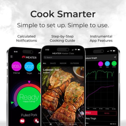MEATER Block: WiFi Smart Wireless Meat Thermometer | 4 Probes, Long Range | Perfect for BBQ, Oven, Grill, Kitchen, Smoker, Air Fryer | Apple Watch, Alexa Compatible | iOS & Android App - Image 7