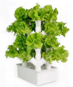 Vertical Grow Tower,Vegetable Plant Tower,2/3/4 Columns Hydroponic Growing Kit, Hydroponic Tower Grow System,Gift for Gardening Lover - Home Grow Herbs,Veggies & Fruit,16/24/32Holes,16Holes