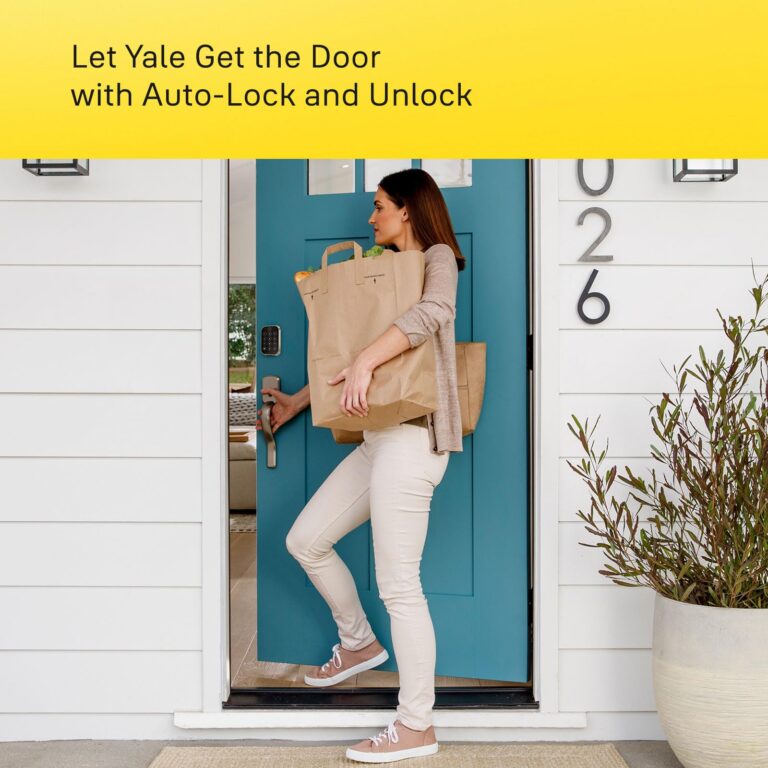 Yale Security Lock 2 Deadbolt, Black Smart Keyless Entry Door Lock with Wi-Fi Connected Touch Keypad and Smart Lock, YRD430-WF1-BSP - Image 6
