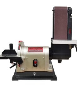Bucktool Bench Belt Disc Sander Combo BD4801, 4x36 Inch Belt & 8 Inch Disc, 3/4 HP Electric Motor, Rotating Base & Dust Collection Fitting