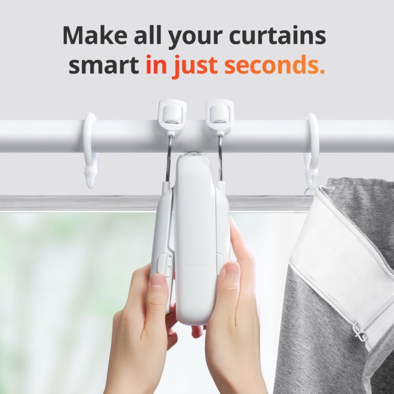 SwitchBot Smart Automatic Curtain Opener 2 Pack with Hub 2 - WiFi Remote Control with App/Timer, Performance Upgrade, WiFi Thermometer Hygrometer, Support Matter, Work with Alexa, Google Home, HomeKit - Image 9