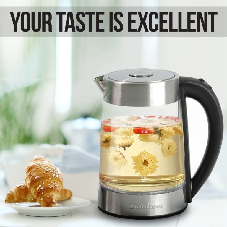 BARITON 3 in 1 water kettle/TEA MAKER/coffee maker MODEL BTM-1780GS Electronic sensor touch control panel with display, powered by strix technology safer by design - Image 3