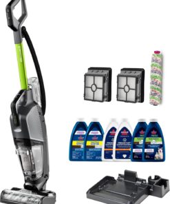 BISSELL® CrossWave® HydroSteam™ Deluxe Wet Dry Vac, Multi-Purpose Vacuum, Wash, and Steam, Formula Included, Green, 3515G