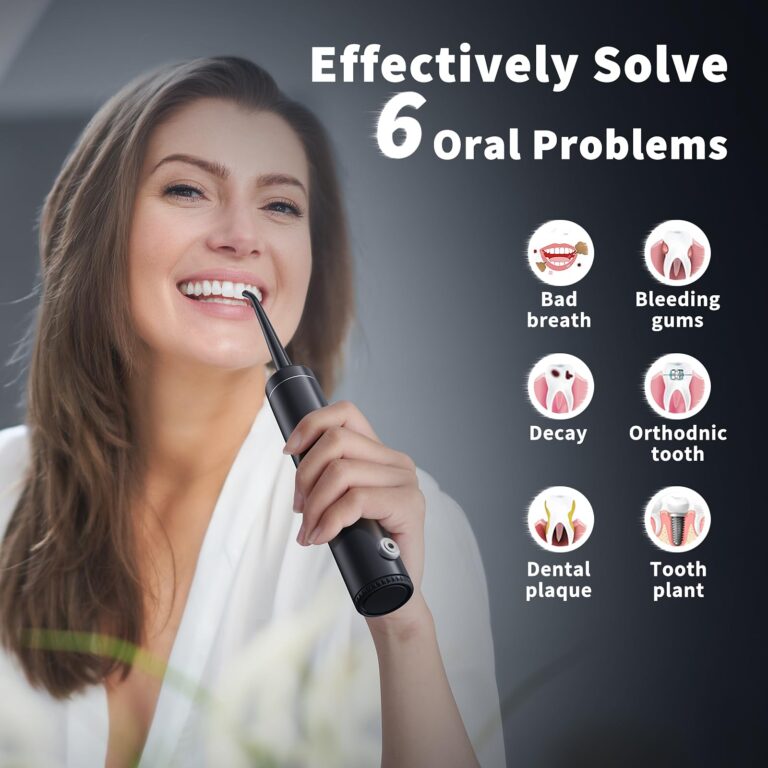 Binzls Electric Toothbrush with Water Flosser, 2 in-1 Teeth Cleaning Kit with 4 Modes, Portable for Travel and Home, Oral Dental Care Fsa Hsa - Image 2