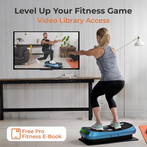 Lifepro Rumblex 4D Vibration Plate Exercise Machine with Triple Motor Oscillation, Linear, and Pulsation – Advanced 4D Vibration Technology for Whole Body Fitness, Weight Loss and Recovery at Home - Image 2